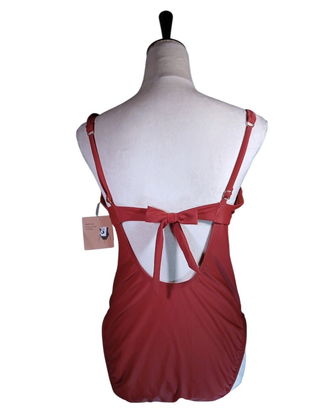 NWT Rust Red High-Leg Underwire - Picture 6 of 11